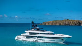 56m Perini Navi ketch Asahi joins market